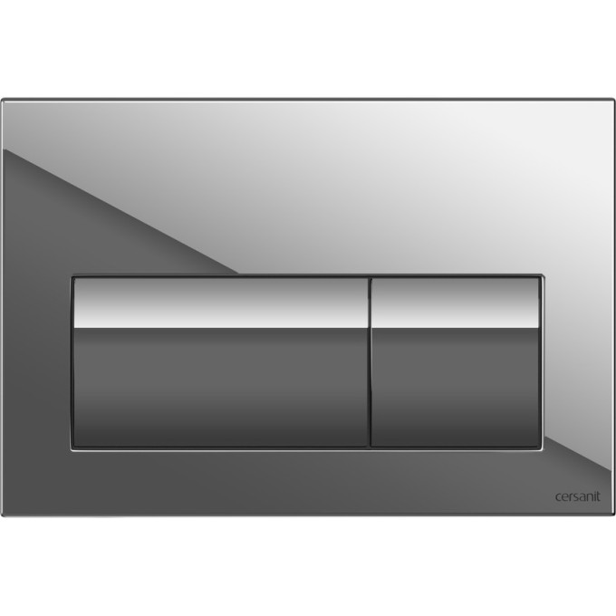 Кнопка CERSANIT PRESTO для LINK PRO/VECTOR/LINK/HI-TEC пластик хром глянцевый P-BU-PRE/Cg