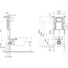 Комплект CERSANIT BRASKO SMART DPL EO slim инсталляция AQUA 40 SMART M кнопка ESTETICA пластик белый LP 69334