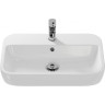 Раковина CERSANIT на столешницу CASPIA 60 SQUARE 1 отверстие S-UM-CAS60/1-S-w