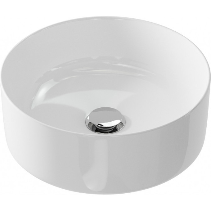 Раковина CERSANIT на столешницу CREA 38 RING 0 отверстие P-UM-CRE38/1-oc-R