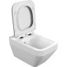 Подвесной унитаз CERSANIT CREA SQUARE CLEAN ON DPL EO SLIM 63115